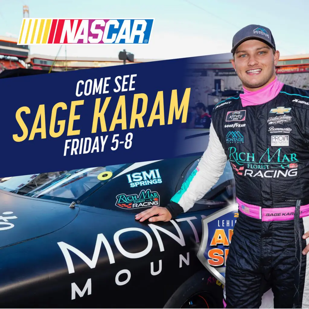 Meet NASCAR Driver Sage Karam