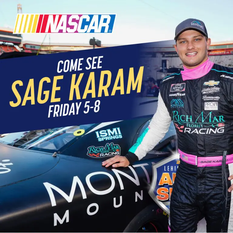 Meet NASCAR Driver Sage Karam